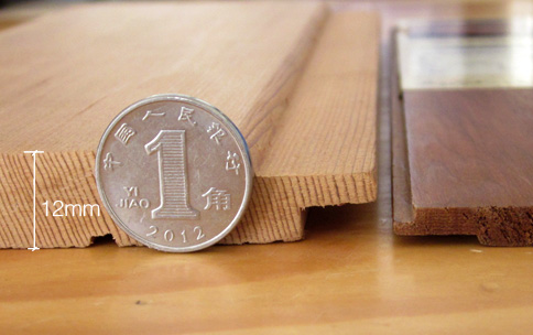 12mm及以上厚度桑拿板材、坚固结实